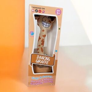 Giraffe Stuffed Animal Singing ,Dancing,Talking,Light Up